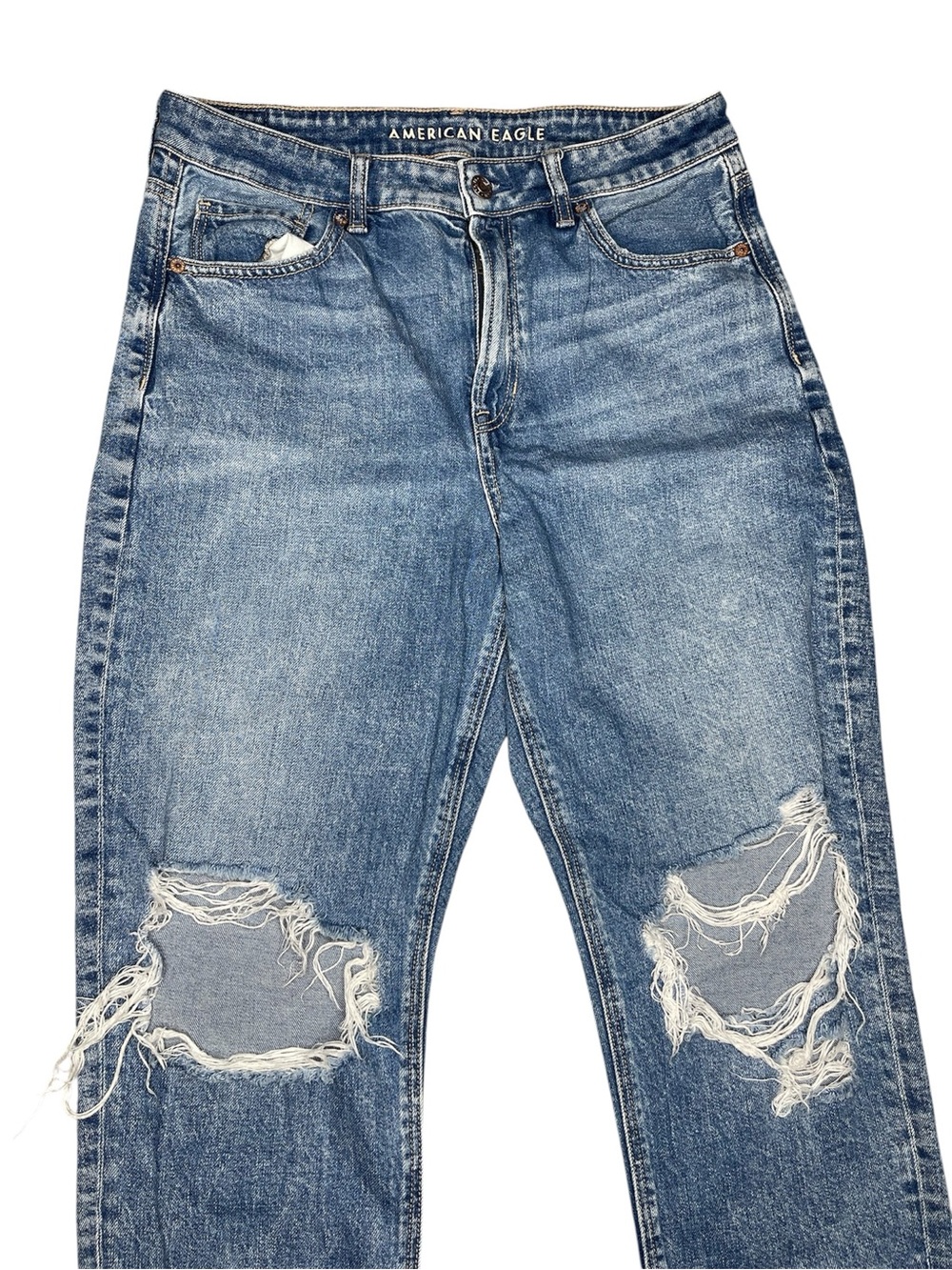 American Eagle Outfitters Strigid Medium Blue Denim Jeans - Picture 3 of 8